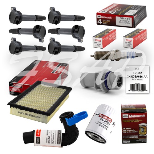 Tune Up Kit 2010 Ford Flex 3.5L V6 Ignition Coil DG520 FA1884 SP411 KCV249 EV257 eBay