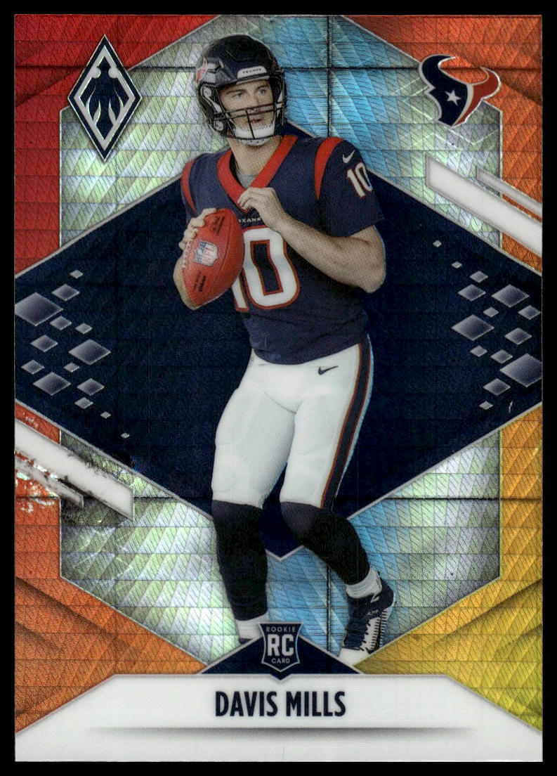 2021 Panini Phoenix #123 Davis Mills Houston Texans Football Card