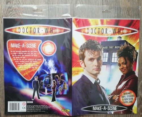 Doctor Who Vinyl Reusable Stickers Make a Scene Fast & Free Postage - Picture 4 of 4