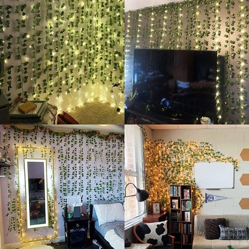 Artificial Ivy Leaf Fake False Hanging Trailing Plant Garden Outdoor Party Decor - Picture 7 of 15