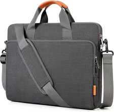 Laptop Case Briefcase, 17.3 Inch Laptop Bag Expandable Messenger Bag for Men