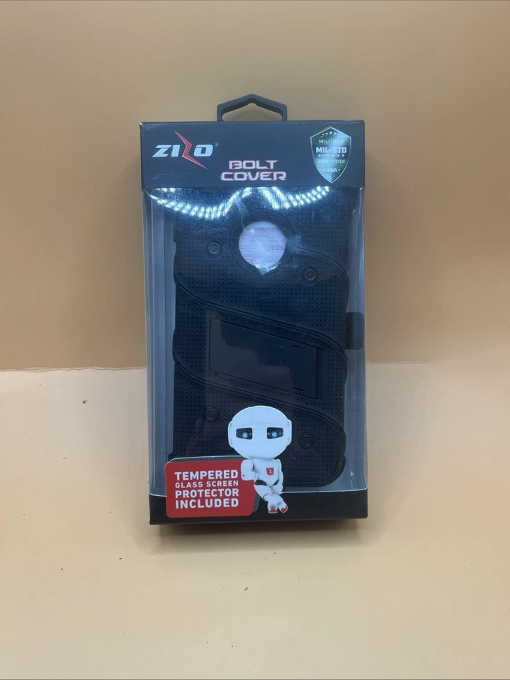 Funda con Perno ZIZO para iPhone 7 Plus con Protector de Pantalla de Vidrio Templado Nueva Foto 2 de 3