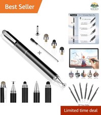 Stylus Pen, 4 in 1 Disc Stylus Pens for Touch Screens, High Precision and Sen...