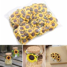 100PCS For DIY Paper Sunflower for Wedding Party Home Decoration and Supply