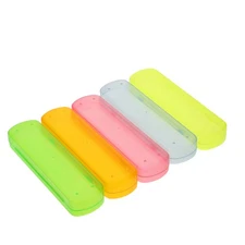 5 Pcs Travel Toothbrush Holder Toothpaste Container Case for Traveling