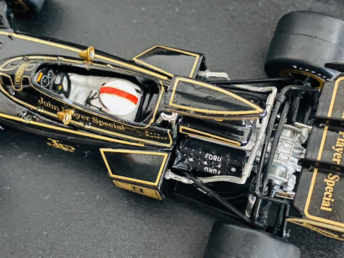1/43 Lotus 72D Dave Walker British Gp 1972 Black Minicar 1/43 Lotus 72D Dave Walker British Gp 1972 Black Minicar