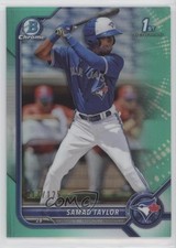 2022 Bowman Chrome Prospects Aqua Refractor 17/125 Samad Taylor #BCP-92 0eo6