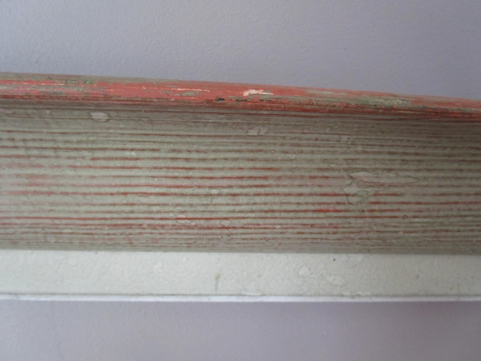 Cadre en bois effet rouge - Photo 3/4