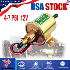 4-7PSI Low Pressure Universal Electric Fuel Inline Pump Diesel Gas 12V 5/16 Inch