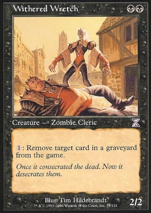 萎縮した卑劣漢/Withered Wretch Foil 英語 4枚 MTG MTG English Withered Wretch NM Foil Time Spiral Time Shifted | eBay