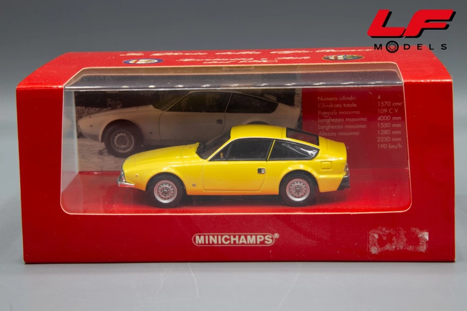 1:43 Alfa Romeo 1600 Junior Z 1972 - Minichamps - Immagine 4 di 4