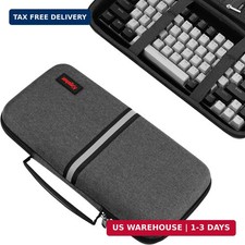 Hard 75 Keyboard Case, Hard Travel Storage Case for 84 Key Portable Keyboard, C