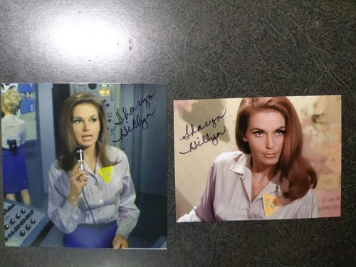 Sharyn Hillyer 2 Hand Signed Autograph 4X4 Photo ACTRESS THE MAN FROM U.N.C.L.E