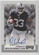 2016 Panini Playoff Rookie Variations 8/25 DeAndre Washington #40 Auto 0ak2