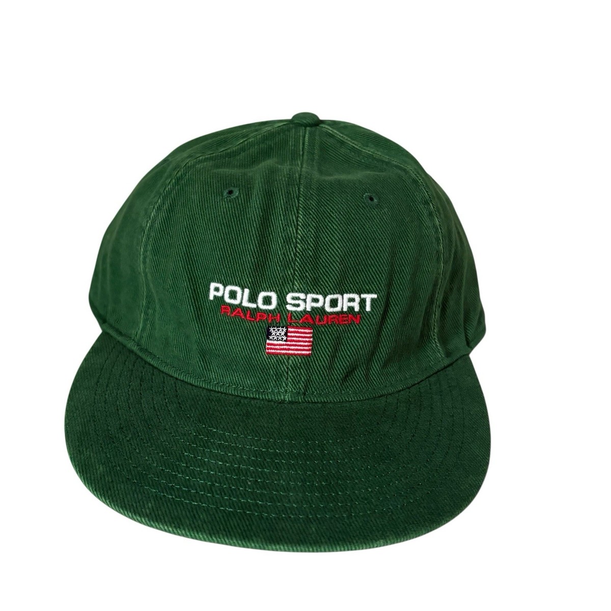 Polo Ralph Lauren Men's Baseball Cap Hat Green Polo Sport American