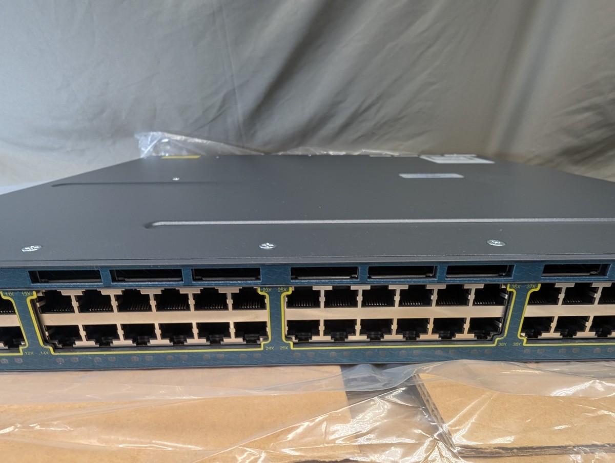 3台セットCisco Catalyst 3560X-48T-S New Cisco Catalyst 3560X WS-C3560X-48T-S 48-Port Gigabit Ethernet