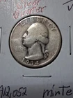 1934 Washington Silver Quarter In G/VG In My Opinion. #605