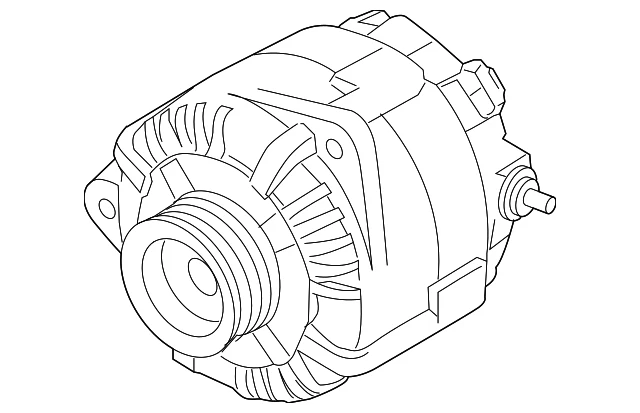 Genuine Nissan 2004-2008 Nissan Maxima - Alternator 23100-7Y020 - Imagem 2 de 3