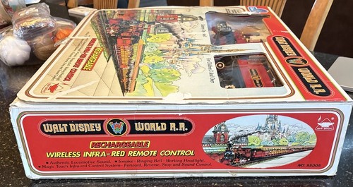 Vintage 1988 Walt Disney World R.R. Zugset kabellos - wiederaufladbar OVP - Bild 10 von 13
