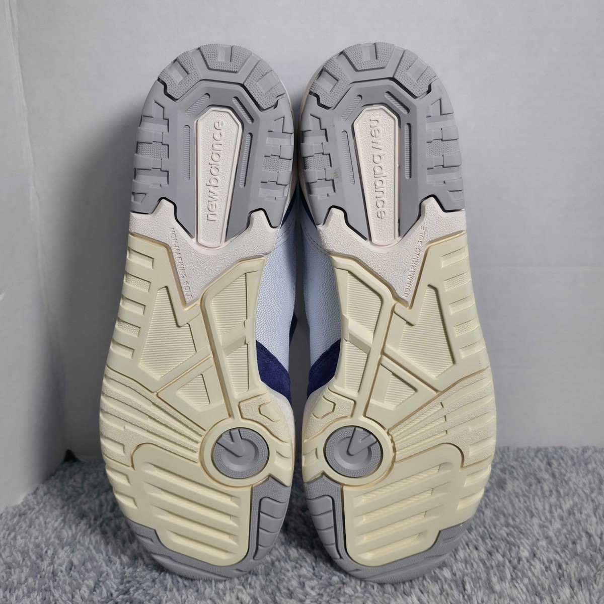 New Balance 550 Casual Shoes White / Dream Slate Men\'s Size 10 D BB550BWG NEW New Balance 550 | White/Slate Gray | Canoe Club main image 4