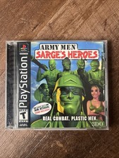 Army Men Sarge's Heroes (Sony PlayStation 1, 2000) Complete With Manual TESTED
