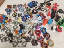 Beyblade Lot Used SET with bay launcher TAKARA TOMY "AS-IS"