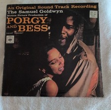 CBS Porgy and Bess Sidney Poitier Dorothy Dandridge Vinyl LP 12