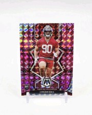 2022 Panini Mosaic Pink Camo Prizm Logan Hall Rookie No. 380