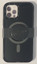 PopSockets PopCase Series MagSafe Phone Case For Apple iPhone 12 / 12 Pro Black