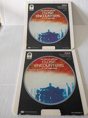 Close Encounters of the Third Kind RCA Selectavision VideoDiscs 1 & 2