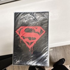 DC Superman Logo Comic Book Holder Stand, Sta...
