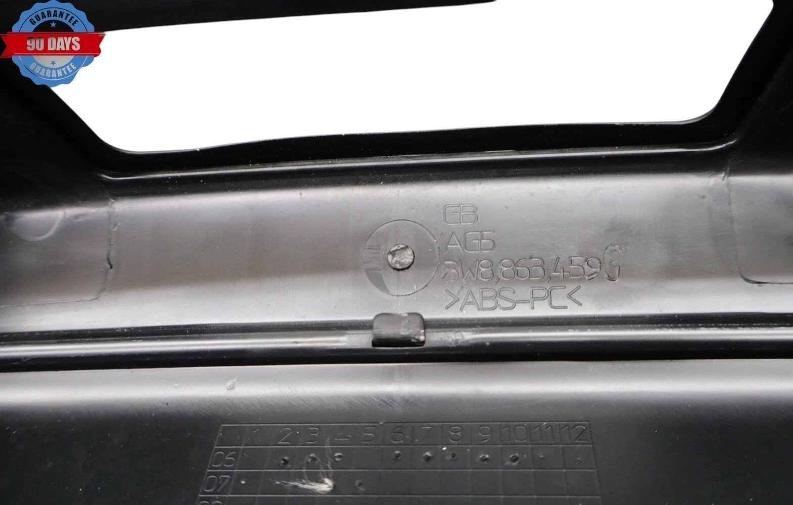 03-10 Bentley Continental GTC GT Gate Trunk Lock Cover Sill Scuff Panel Oem