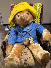 Life Size Jumbo 42  Vintage Paddington Bear Plush Eden Toys Inc. With Tags