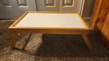 Wooden Lap Desk Or Bed Tray Table  Collapsible 
