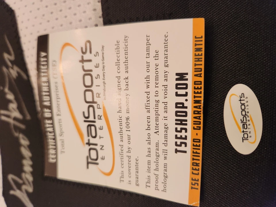 Camiseta deportiva autografiada de Franco Harris Pittsburgh Steelers con certificación Foto 4 de 4