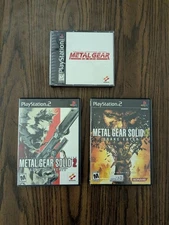 Metal Gear Solid 1 2 and 3 CIB Sons of Liberty Snake Eater