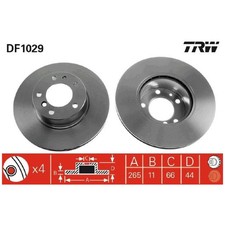 2x Bremsscheibe hinten für Renault Laguna 1 B56 K56 Safrane B54 2 | 26230301