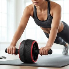 Ab Roller Wheel Abdominal Fitness Gym Exercise Equipment Core Workout Training