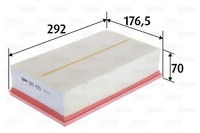 585420 Valeo Luftfilter FüR Audi,Cupra,Seat,Skoda,Vw