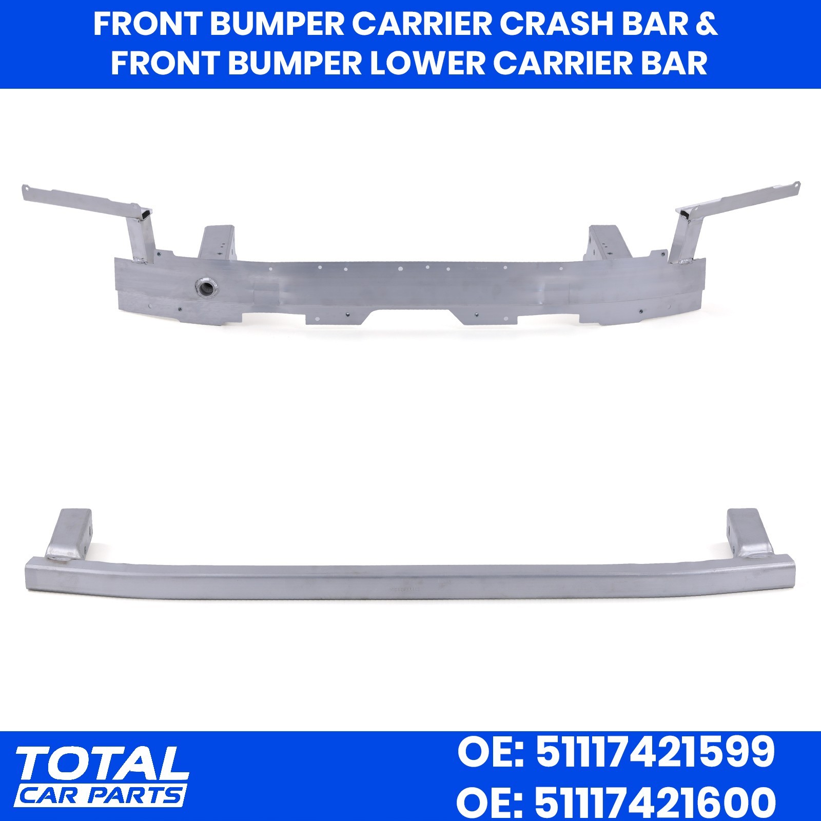 FRONT UPPER & LOWER BUMPER CRASH IMPACT COLLISION BAR KIT FOR BMW X6 G06 2019+
