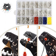 739Pcs Car Electrical Connector Pins Kit Terminal Removal Tool Wire Seals US