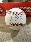 Yankees JC Escarra Autographed/Signed Rawlings  ROMLB Baseball PSA GUARANTEED!