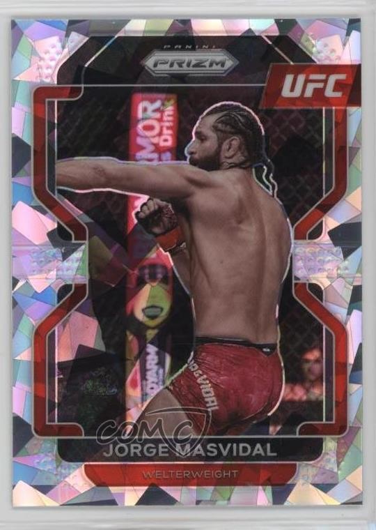 2022 Panini Prizm UFC Ice Prizm Jorge Masvidal #116 0r2s