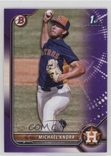 2022 Bowman Draft Purple 181/250 Michael Knorr #BD-120 0w4z