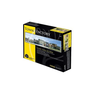 Woodland Scenics N Scale Town & Factory Building Set DPM Kit S1485