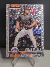 🔥Nolan McLean RC💥 2026  Topps Silver Patterned #214 New York Mets