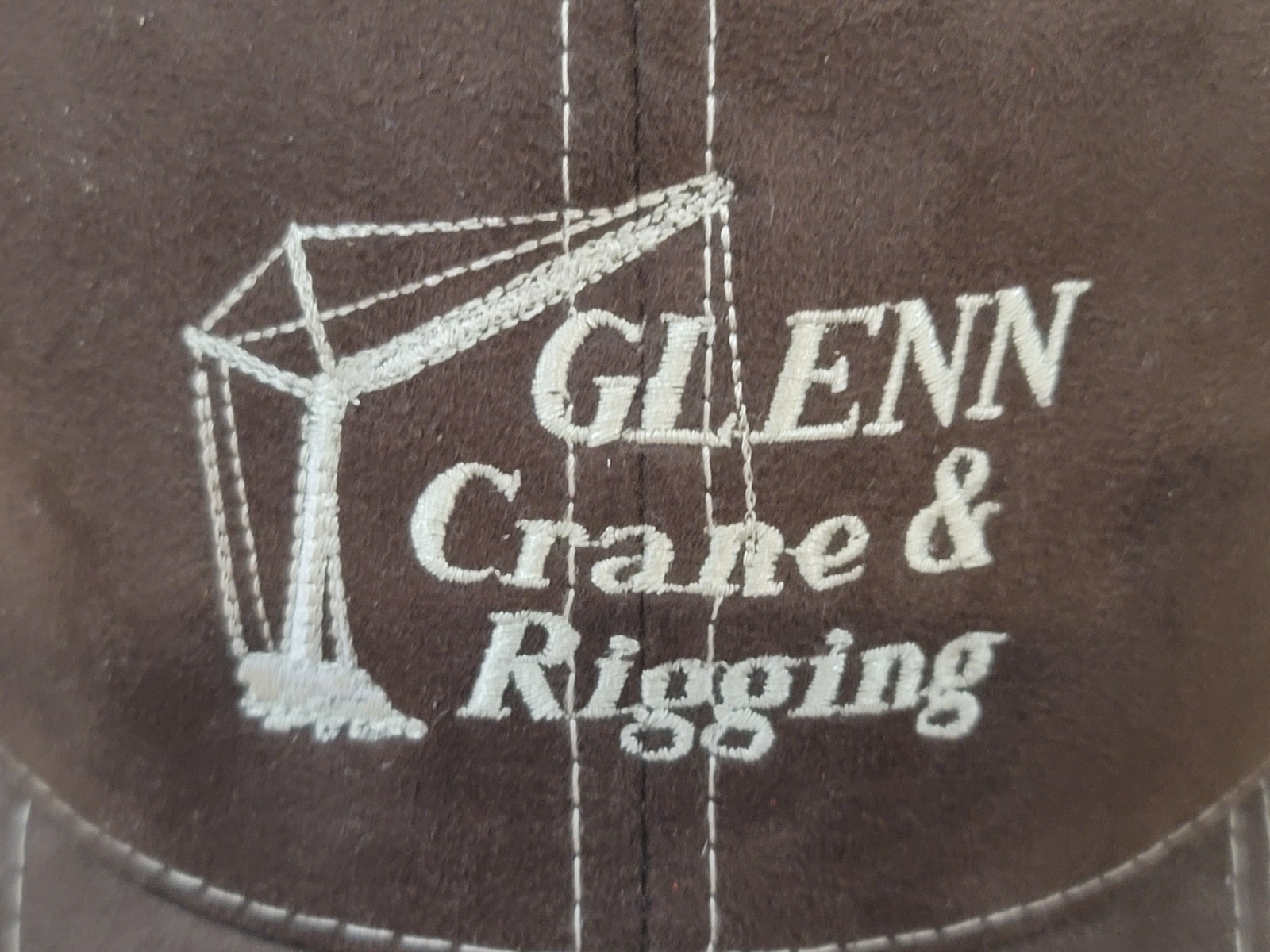 Glenn Crane & Rigging Brown Adjustable Baseball C… - image 4