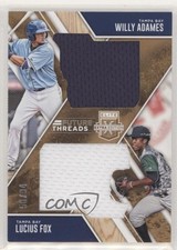 2017 Panini Elite Extra Edition Holo Gold 56/94 Lucius Fox Willy Adames no9