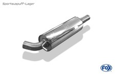 FOX Edelstahl Sport-Vorschalldämpfer Ø63,5mm VW Polo 6R GT u. GTI