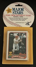 Oddball Quality Baseball Cards Pack Major Stars Chris Sabo Reds Rookie Showing